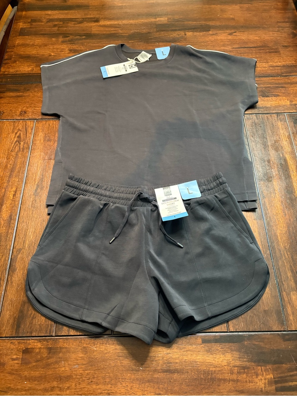 Women’s Cozy Black Lounge Set, Size L